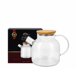 JARRA DE BOROSSILICATO 1,5LT C/TPA BAMBU MR471